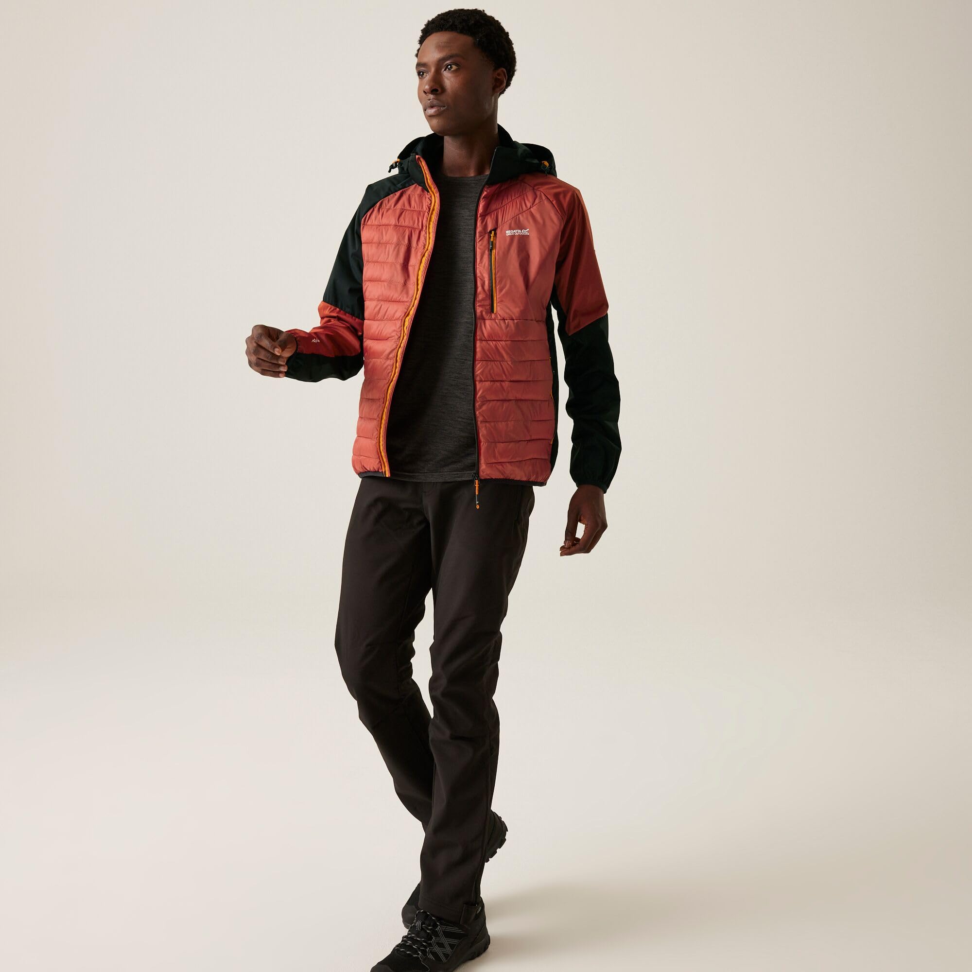 Regatta Men's Andreson Pro Hybrid Jacket Veste à capuche légère Pro Hybrid pour homme avec fermeture éclair intégrale Homme (lot de 1)