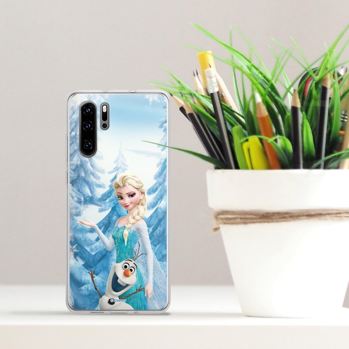 Custodia Silicone Trasparente Per Huawei P30 Pro – Design Sharks Area – Protezione Flessibile Antimacchia