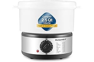 Elite Gourmet EST250 Electric Veggie Steamer: Healthy Cooking at Your Fingertips