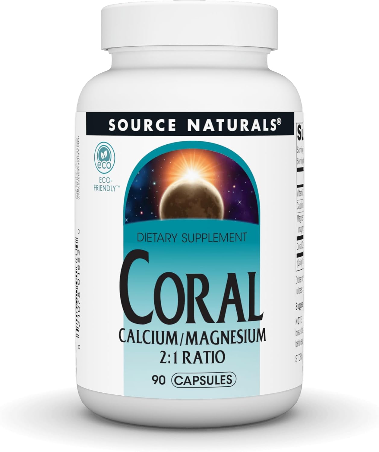 Source Naturals Coral Calcium/Magnesium 2:1 Ratio - 90 Capsules