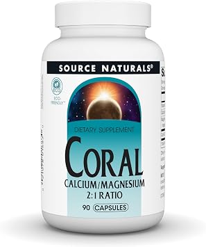 Source Naturals Coral Calcium/Magnesium 21 Ratio - 90 Capsules
