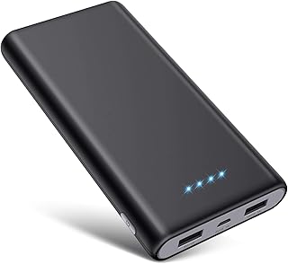 Portable Charge 26800mAh Power Bank, Commercial Design with Dual External Backup Batteries Cell Phone Charger 2 USB Ports Battery Pack for iPhone 11/Pro/Max/X/Xs, Samsung, Andriod and More