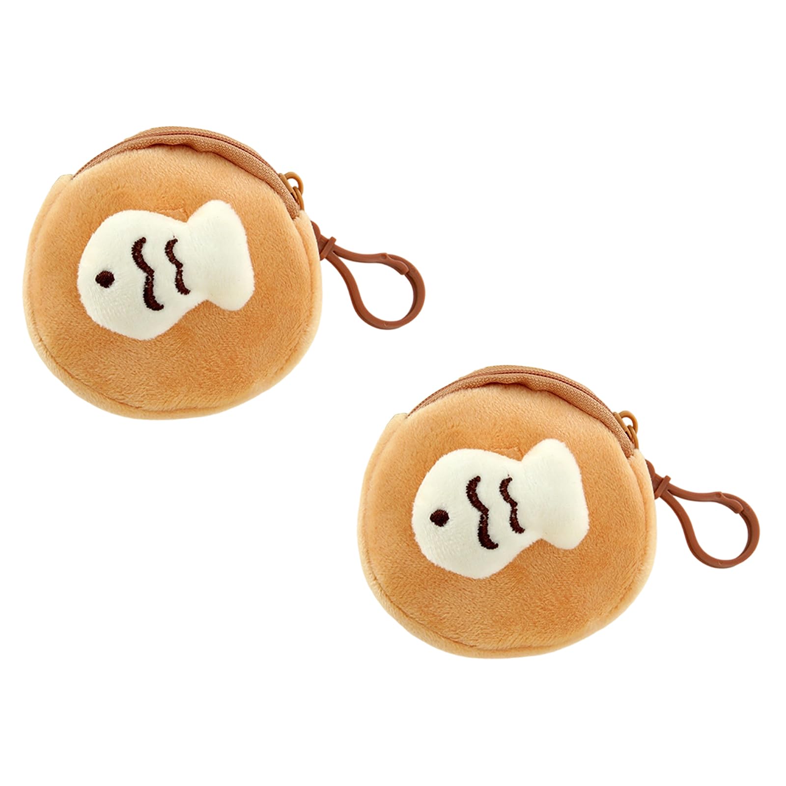 Portable Miniature Plush Organizer for Small Items, Round/Backpack Coin Purse, Daily Carry Essential Gift Purse