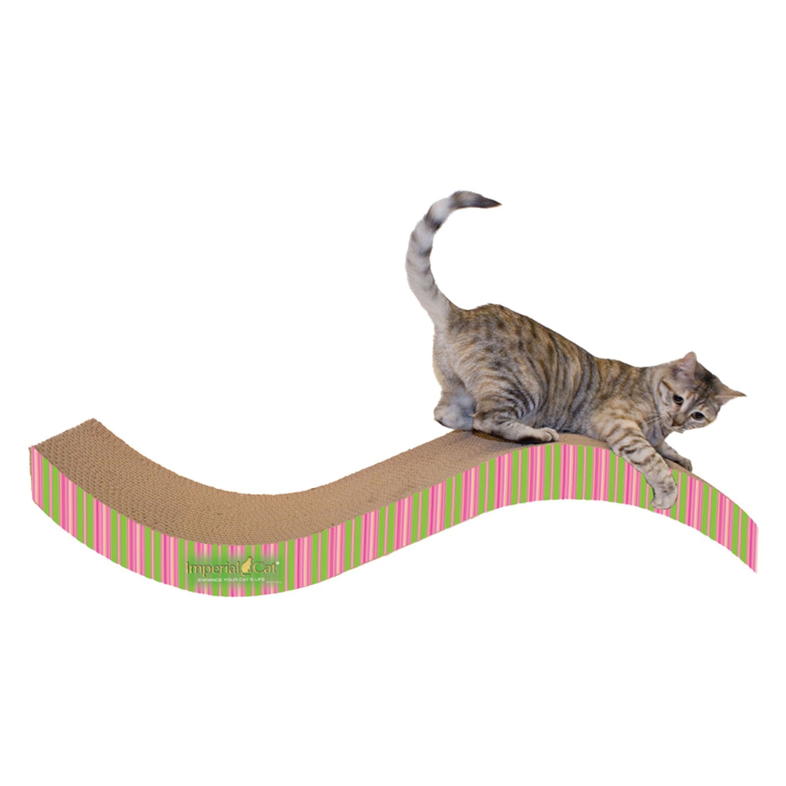 Imperial Cat Purrfect Stretch Scratch 'n Shape, Giant, Paisley