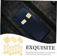 Vista 6 de Alasum 60 piezas de mini queso simulado de escritorio de juguetes artificiales para mini juguetes de comida falsos pasteles falsos alimentos queso