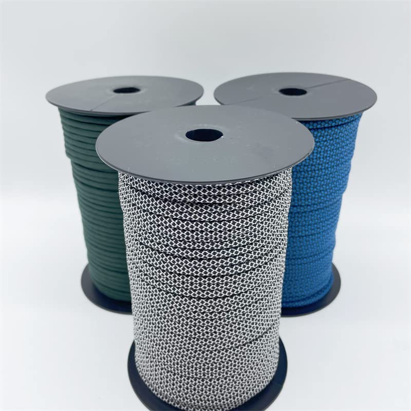 100M 550 Standard 7-adriges Paracord-Seil 4mm Outdoor-Camouflage-Fallschirmschnur Überlebens-Regenschirm-Zelt-Lanyard-Gurt
