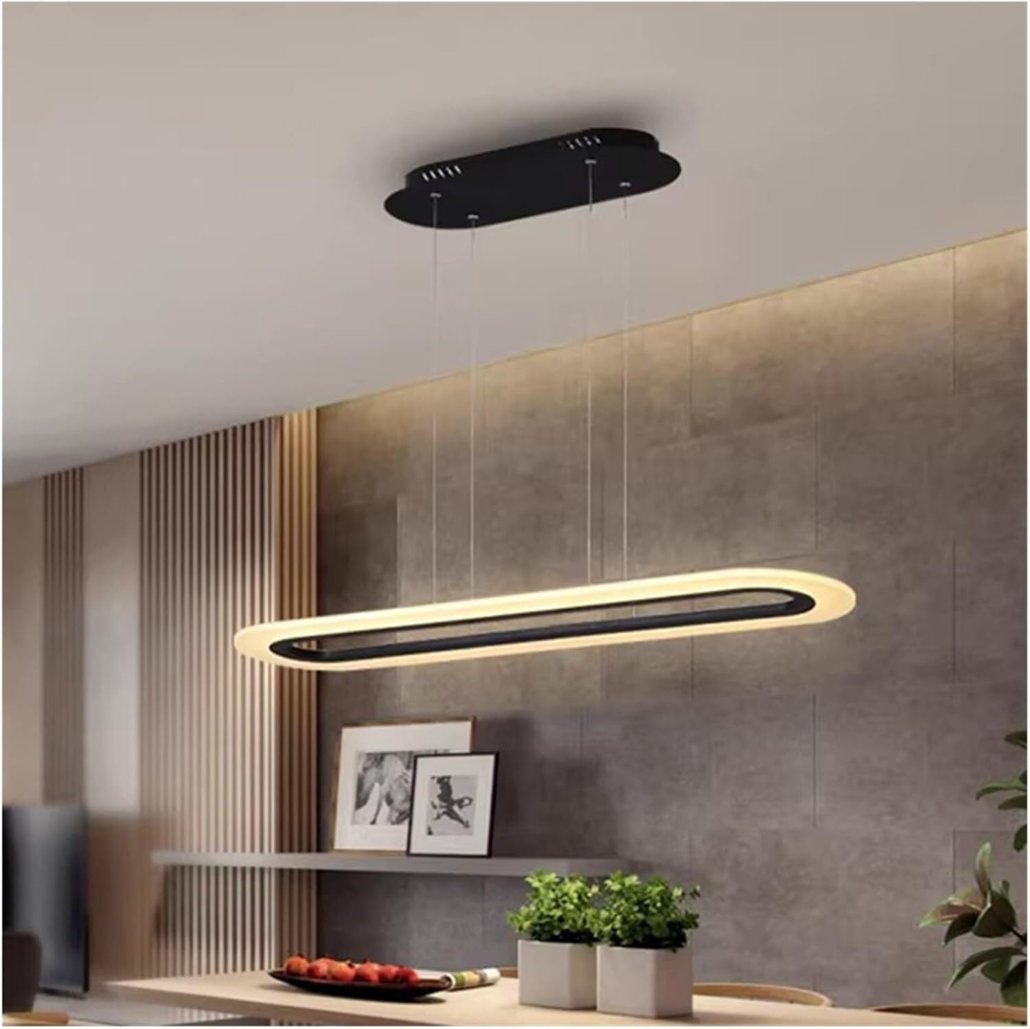 Suspension LED moderne éclairage intérieur anti-éblouissement