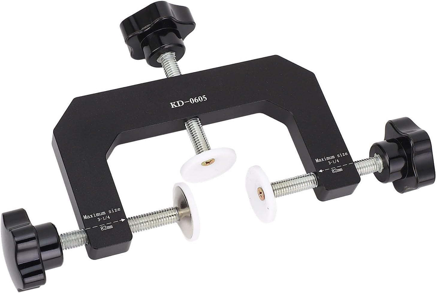 3 Way G Clamp Heavy Duty Aluminum Alloy Multi Angle Clamp with Non Slip Grip for Secure Locking in Woodworking Furniture Carpentry