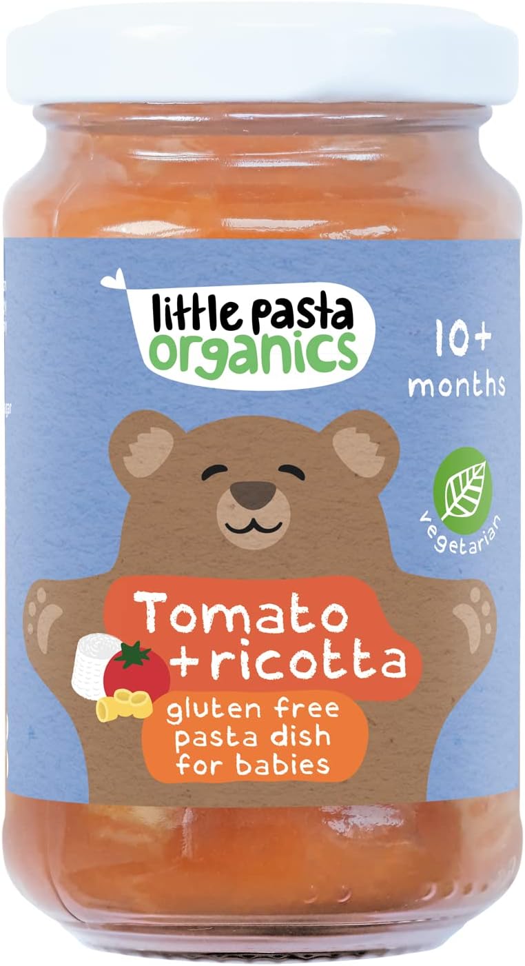 Little Pasta Organics Tomato & Ricotta Gluten Free Pasta Baby Food, 180g