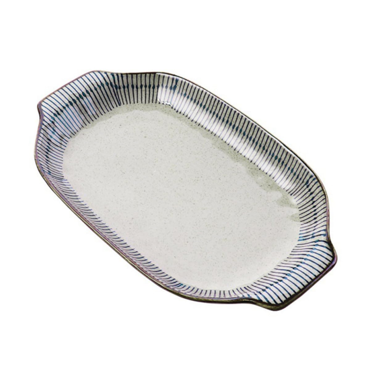 Bandeja rectangular de cerámica para horno molde cocina en casa