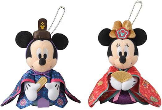 Amazon Co Jp ディズニー ひな祭り 16 雛祭り ミッキー ミニー ペア ぬいぐるみバッジ 東京 ディズニーリゾート限定 グッズ お土産