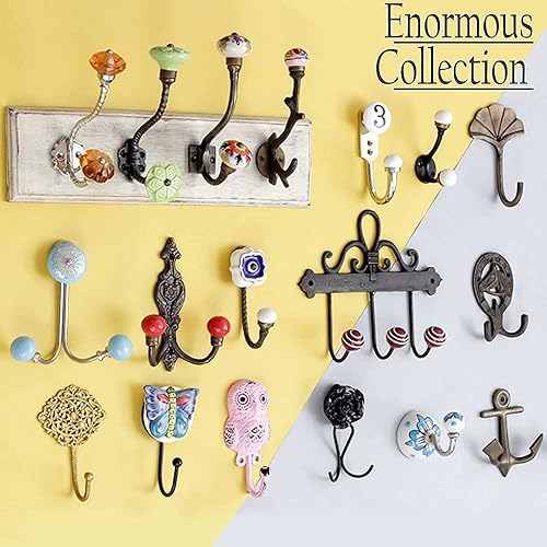 Miniatura 6 de Indian Shelf Gancho de pared para llaves  Gancho dorado para abrigos de granja  Ganchos de latón para toallas de baño  Gancho de bata de una sola