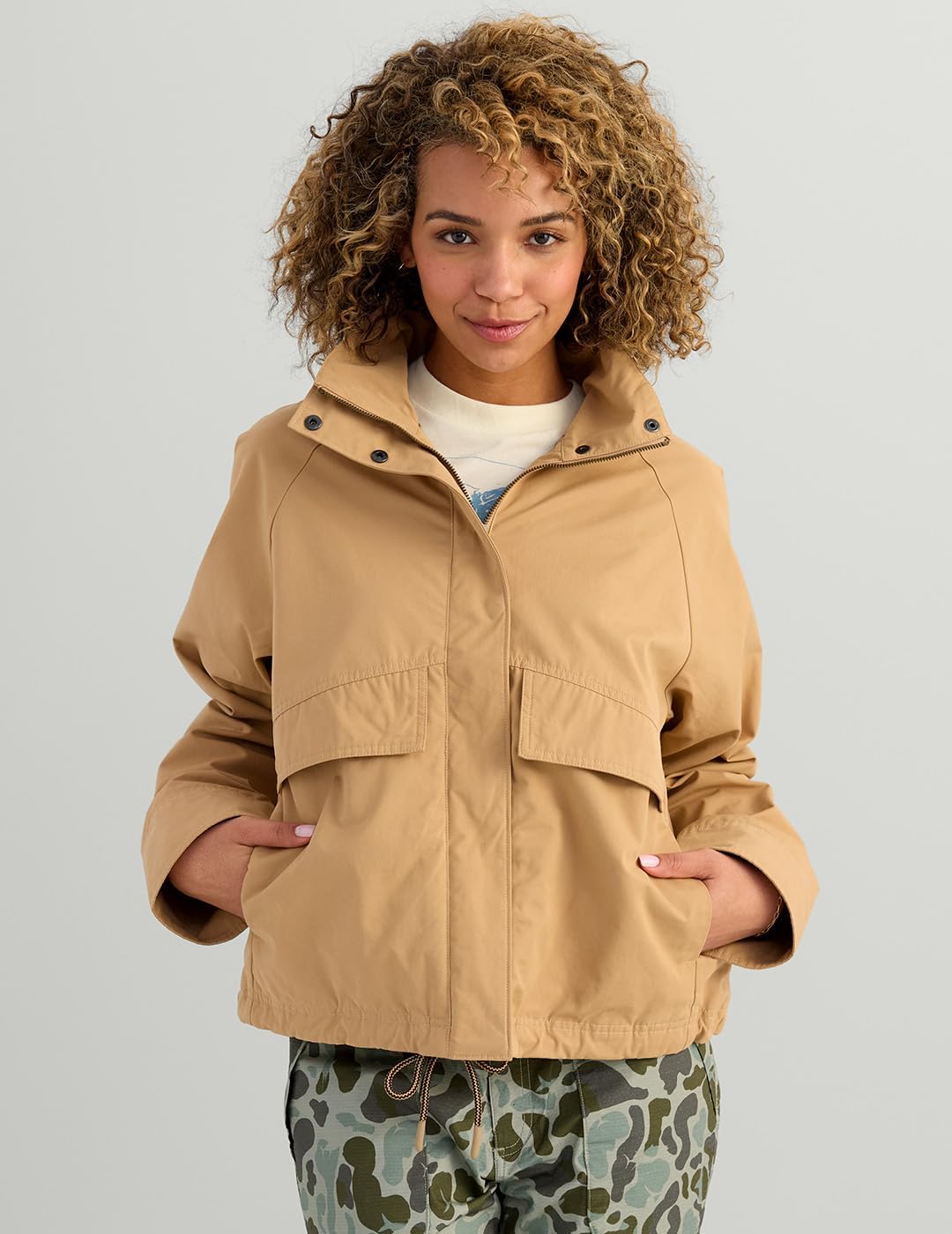 HUK Women's Boatyard Fishing Jacket - Waterproof, Windproof, and Stylish