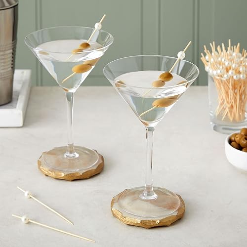 Miniatura 2 de Okuna Outpost Palillos de dientes para aperitivos, 4.7 pulgadas, perla blanca, 150 unidades, brochetas de bambú para selecciones de cóctel y