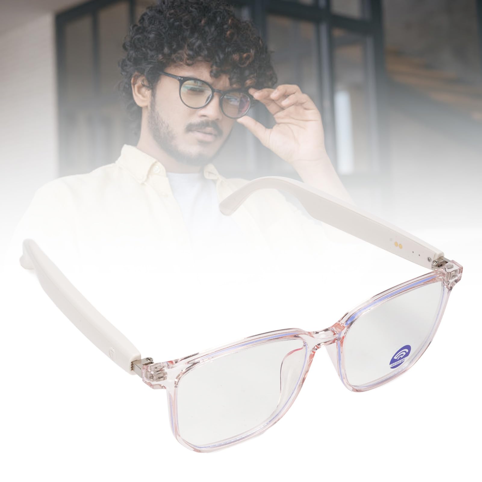 Topiky Lunes Intelligentes AI avec Traducteur de Langue, Traduction Vidéo en Temps Réel Lunes Bluetooth avec Micro et Haut-Parleur, Verres Audio BT pour Hommes et Femmes, Lunettes de