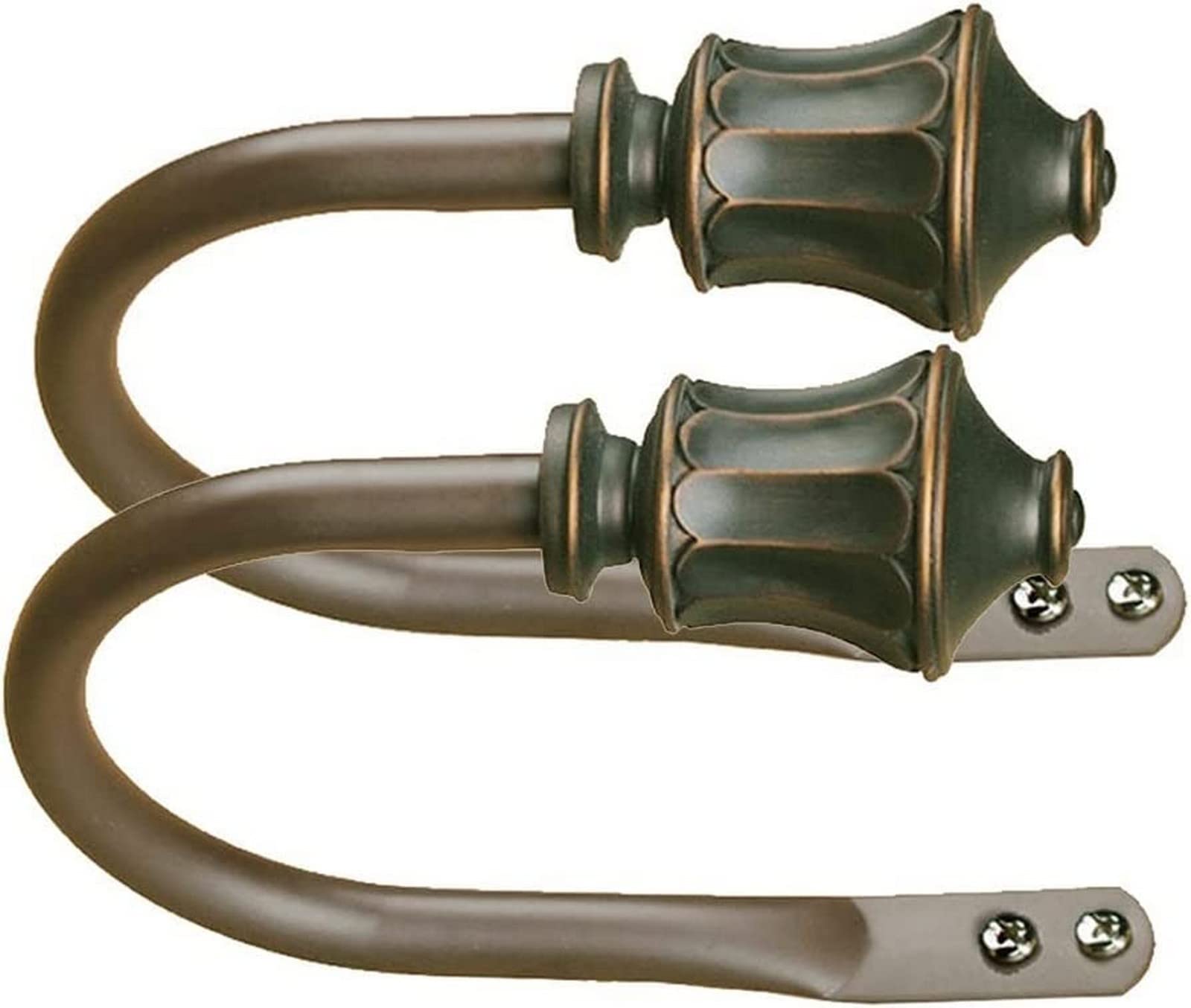 Embrasses de rideaux Accessoires de rideaux Embrasses de rideaux Supports de rideaux en métal pour décoration murale Embrasses de rideaux Matériel de rideau Ensemble de 2 supports de rideaux Décorat