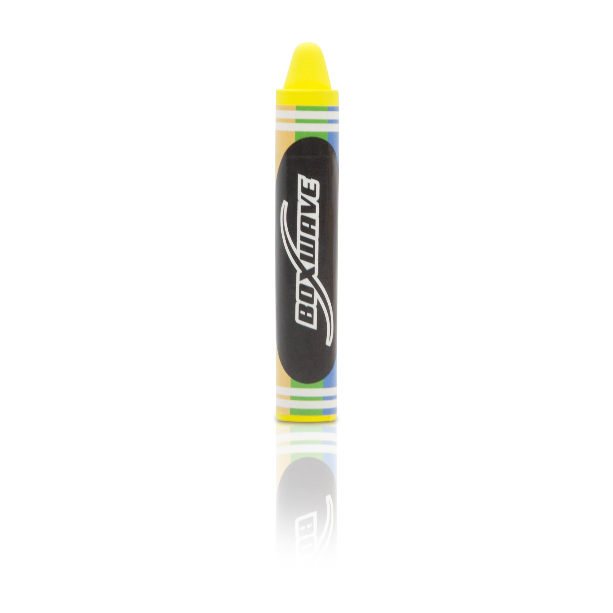 BoxWave Stylus Pen Compatible with Kindle Fire HDX 8.9 (3rd Gen 2013) - KinderStylus, Crayon Shaped, Thick Kids Stylus - Yellow