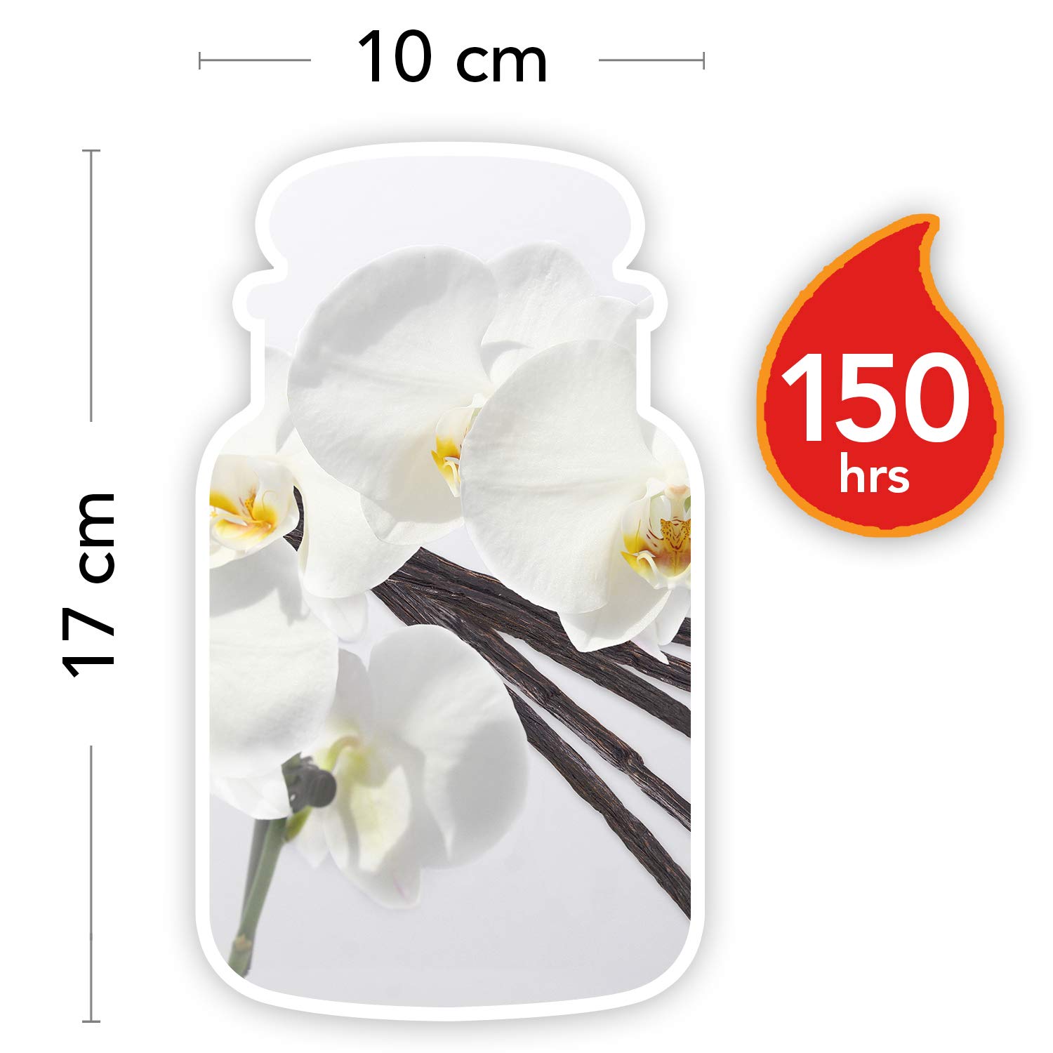 Yankee Candle große Duftkerze im Glas, Vanilla, Brenndauer bis zu 150 Stunden & Duftkerze im Glas| Vanilla Lime | Brenndauer bis zu 150 Stunden| Große Kerze im Glas