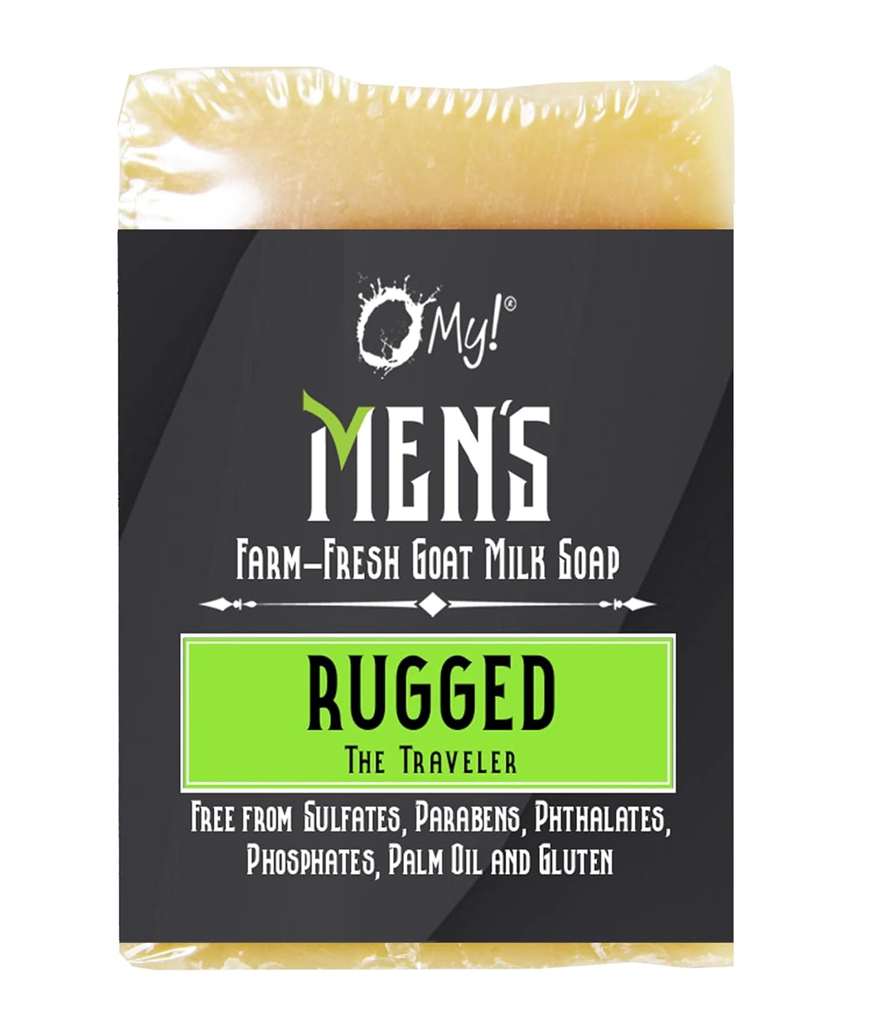 O My! Goat Milk Soap Bar 1.5oz Traveler | Made with Farm-Fresh Goat Milk | Free of Parabens & More | Handcrafted USA