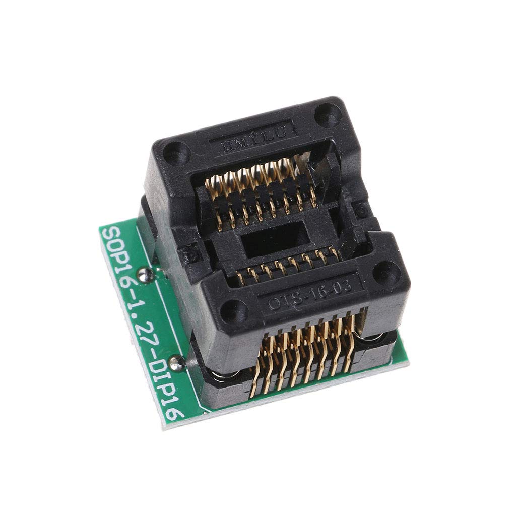 hokojix SOP16 to DIP16 IC Socket SOP16 Turn DIP16 Programmer Adapter 150mil Write for