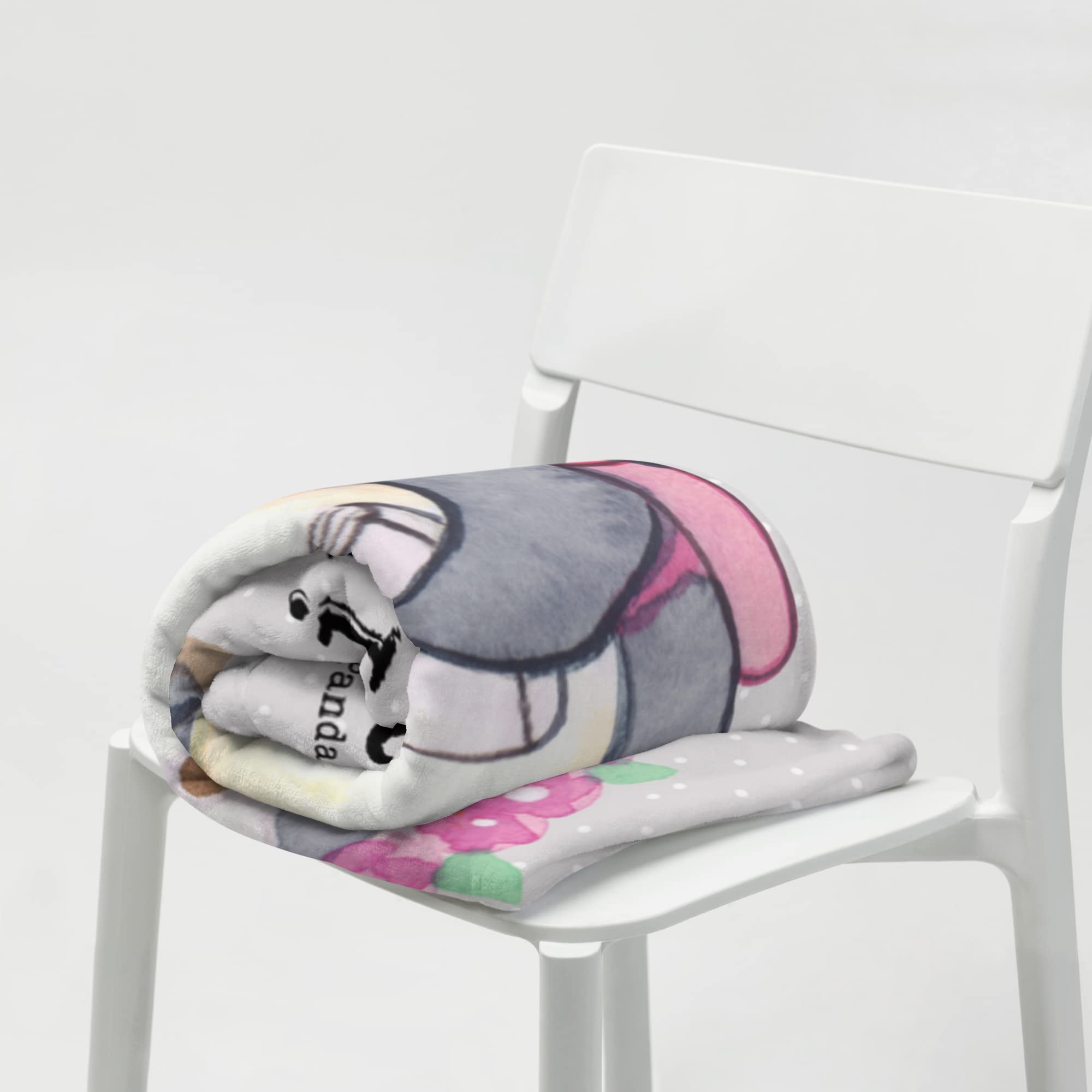 Mr. & Mrs. Panda Kuscheldecke personalisiert Pinguin Beste Tochter der Welt - Personalisierte Geschenke, Mutter, Dankeschön, für, Vater, Fleece Decke, Familie, mit Namen, Kinder, Personalisierbare