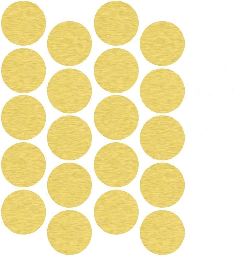 Easy Peel + Stick Gold Wall Decal Dots 2 Inch (140 Decals