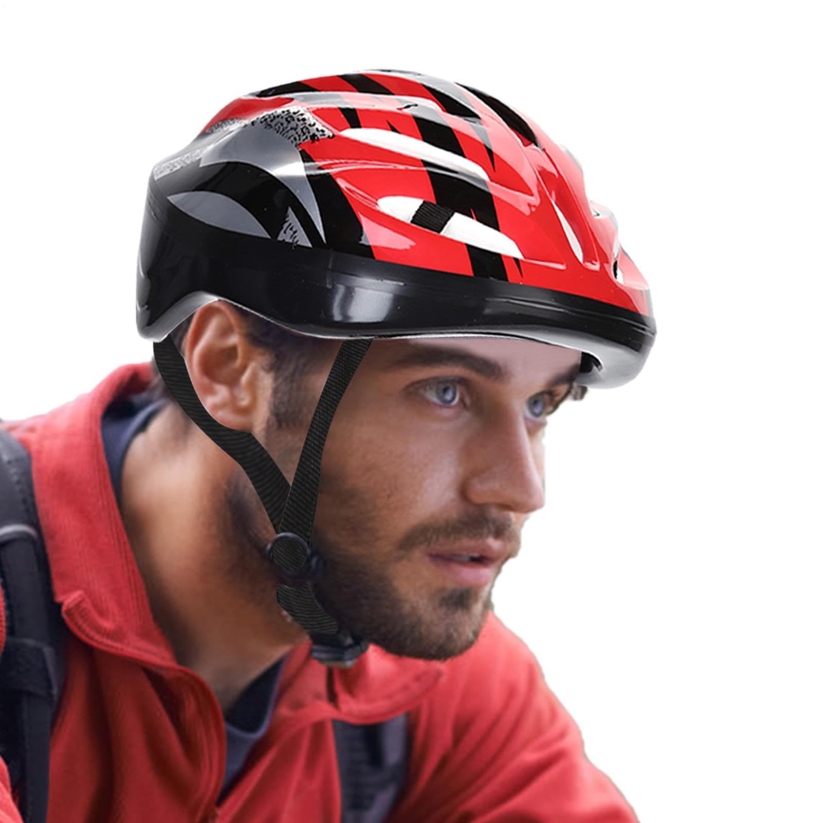 Casco Da Bicicletta Resistente Caschi Da Bicicletta/skateboard Leggeri Per Adulti, Pendolari, Bici, Pattini, Monopattini, E Pattinaggio Inclinato Assorbimento Degli Urti, Per Uomo Donna