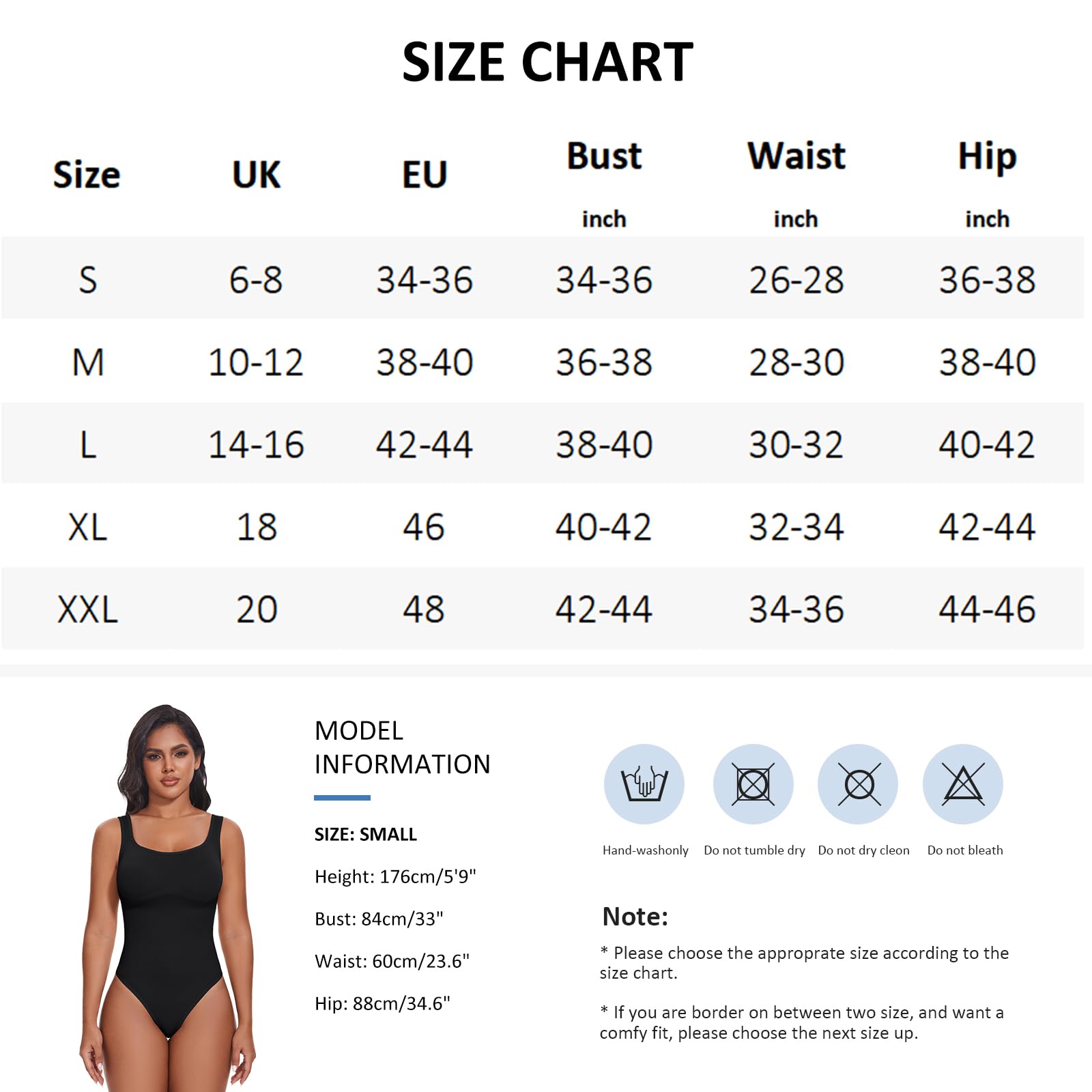 SHAPERIN Damen Formender Body Bauchweg Miederbody String Rückenfreier Shapewear Bodysuit Eckiger Ausschnitt Nahtloser Body Shaper