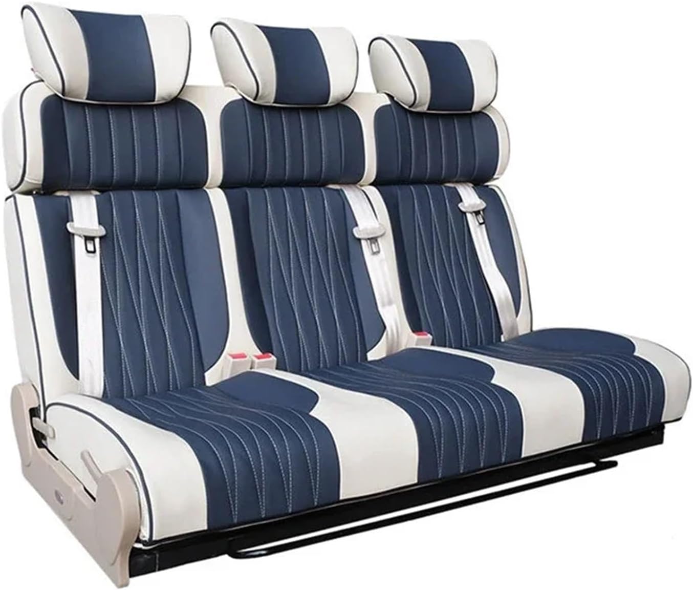 Custom Double-Person Folding Seats With Adjustable Backrest Ideal As Luxury Passenger For RV Campervan Van Caravan Touring