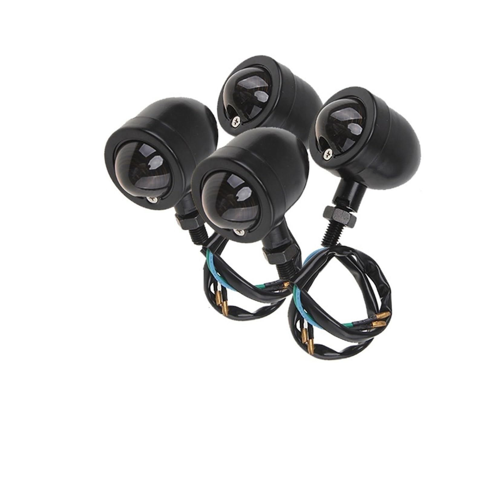 Intermitentes de moto universales para solucionar fallos de luces de señal pack de 4 6