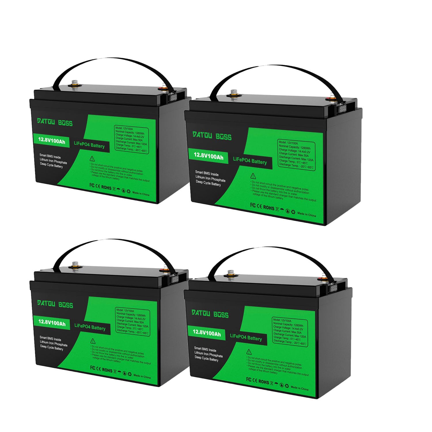 Amazon | DATOUBOSS 12V 100Ah LiFePO4 リン酸鉄リチウムイオン