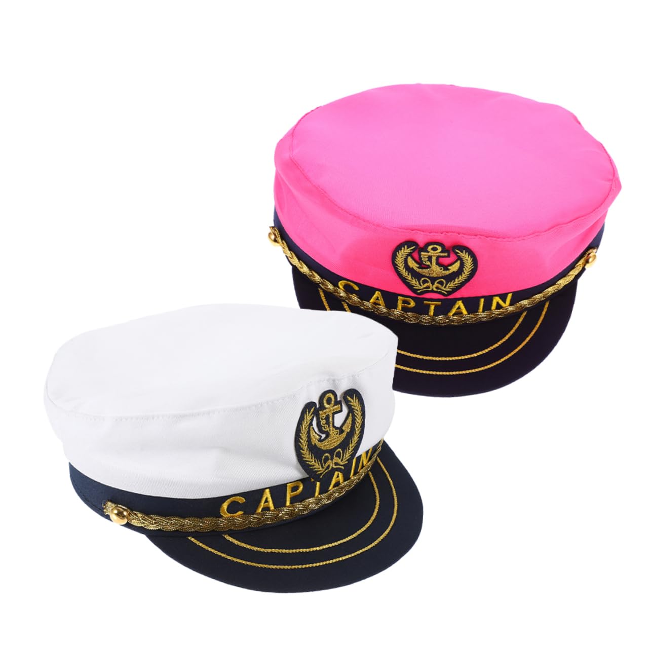 Beavorty Cappello Da Berretto Marino Regolabile Copricapo Del Navigazione Barcaiolo Cappelli Da Marinaio Puntello Del Cappello Cosplay Tessuto