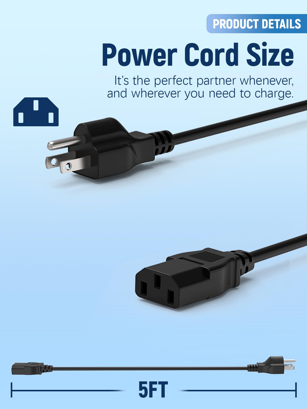 Amazon | Tomatosd AC電源コードケーブル Anker SOLIX C300 C300X
