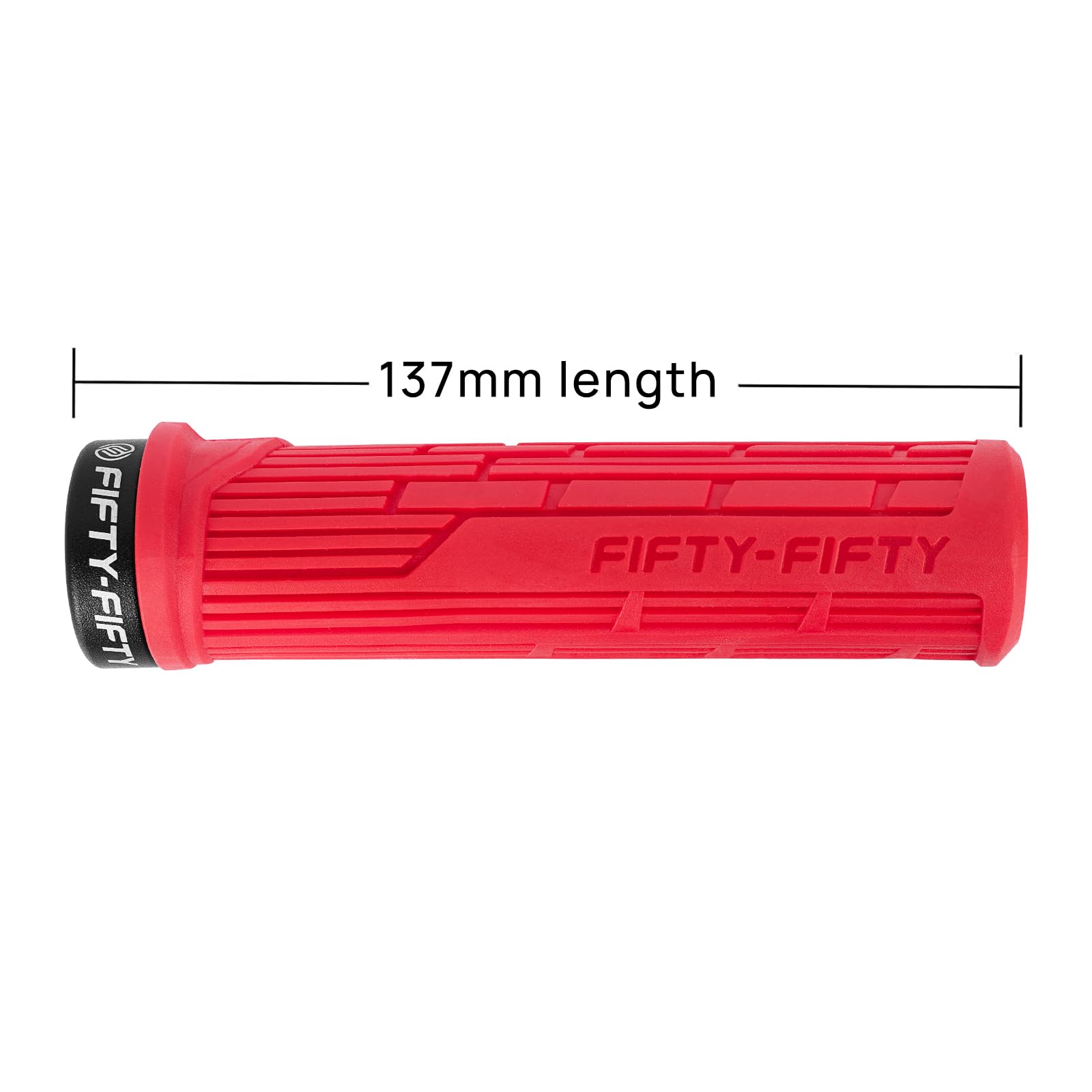 FIFTY-FIFTY Mountain Bike Grips, Single Lock-on MTB Handlerbar Grips, Soft and Comfortable - Image 4