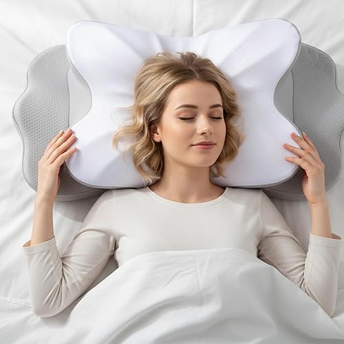 Miniatura 8 de Almohada cervical para cuello y hombro,Almohada de espuma viscoelástica de contorno