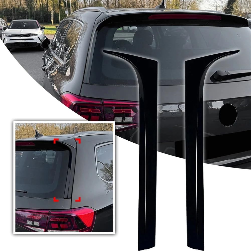 Do wymiany B8 B8 5 Wagon 2015 2023 | Zestaw osłon tylnych lewych i prawych Para osłon bocznych spojlerów tylnej szyby