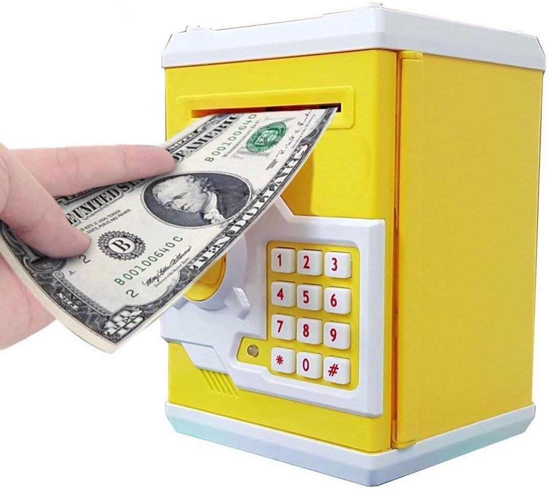 SMART PICKSMoney Safe Password Coin Piggy Kiddy Savings Bank__Color May Vary