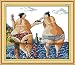 Joy Sunday Cross Stitch Kits 14CT Counted Close Friend 14.17"x12.60" or 36cmx32cm Easy Patterns Embroidery for Girls Crafts DMC Cross-Stitch Supplies Needlework