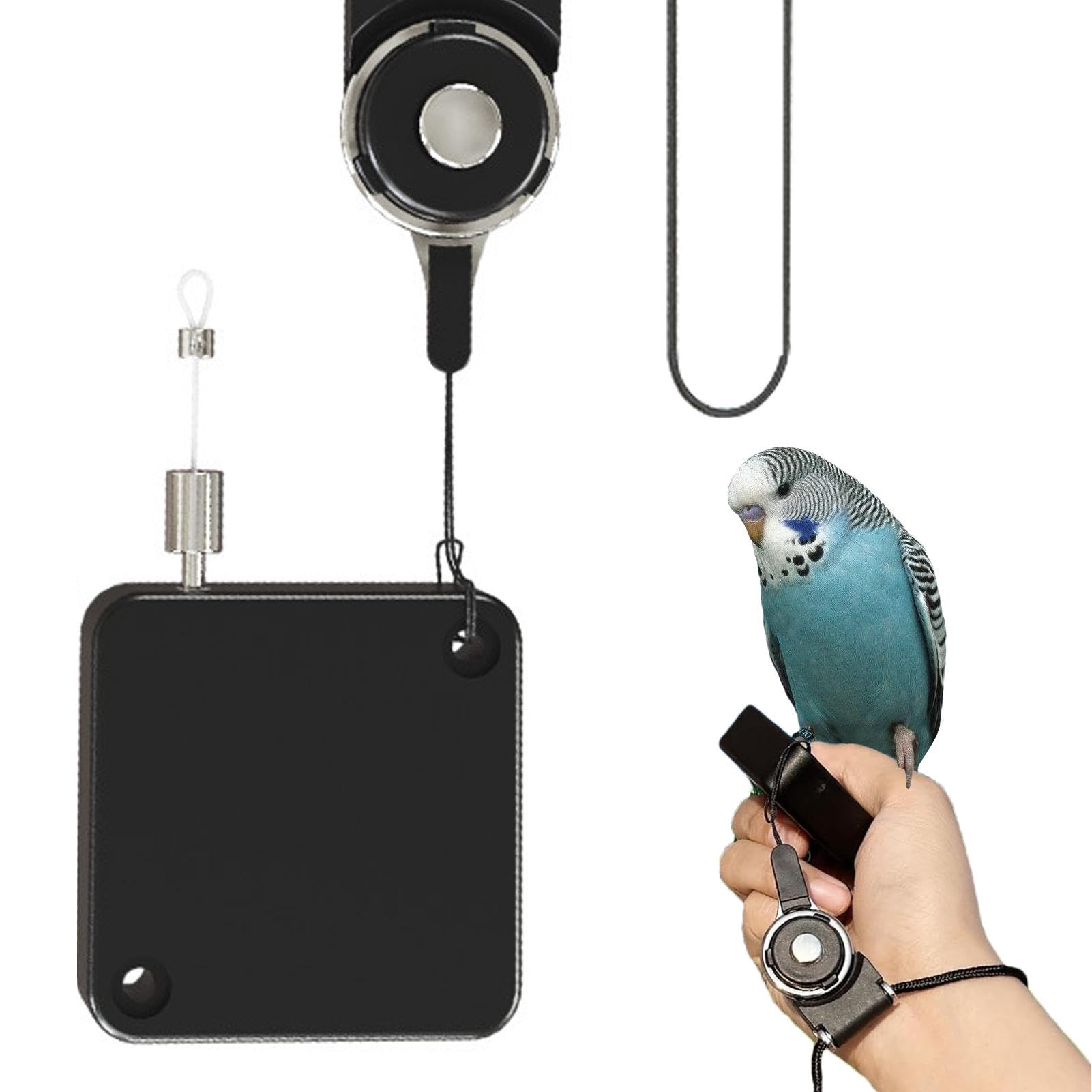 Bird Harness Outdoor Adjustable Soft Foot Ring Traction Rope Bird Tether