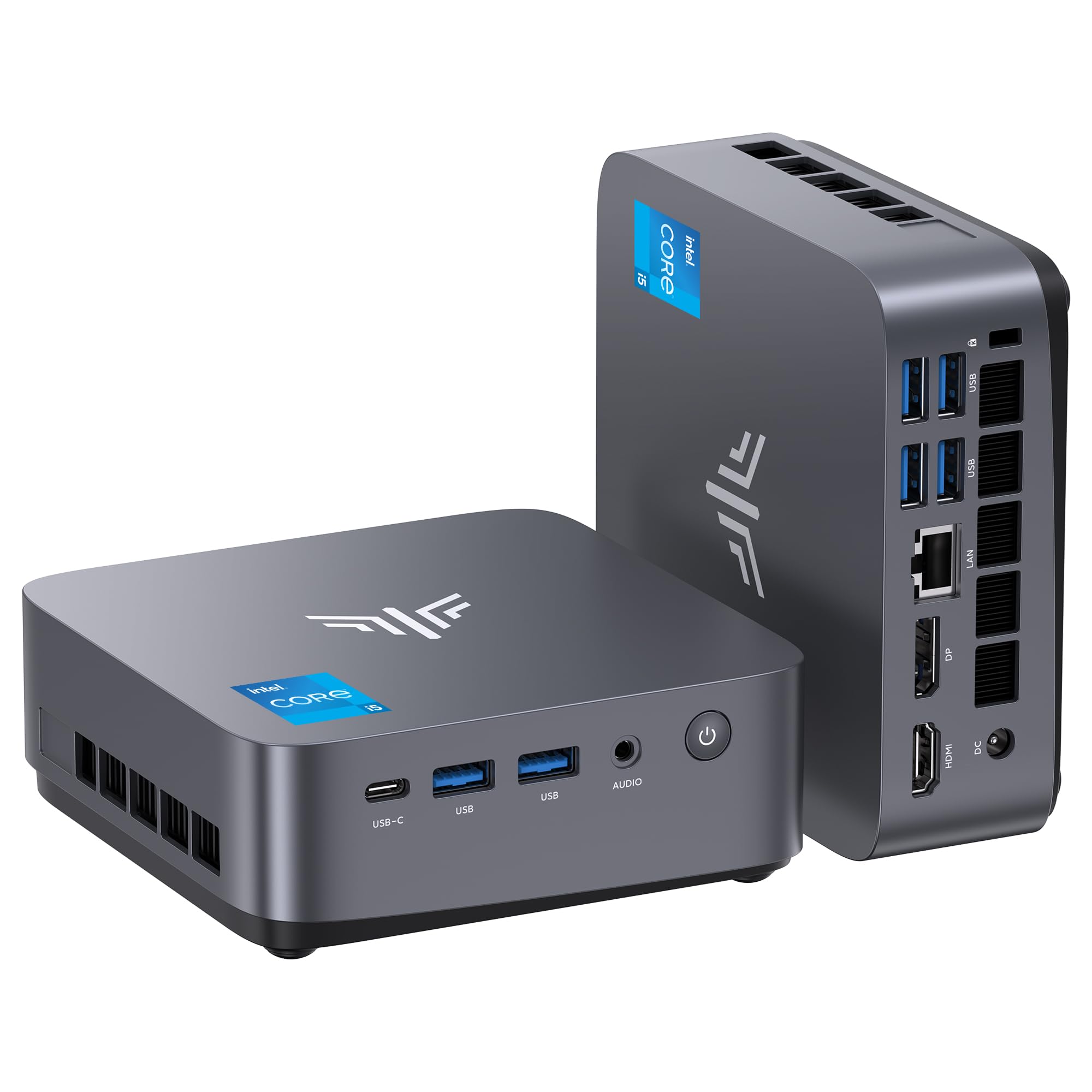 NiPoGi P3 Mini PC W-11 Pro, Ιntel Core i5-12500H, 12C/16T, jusqu'à 4,5 GHz