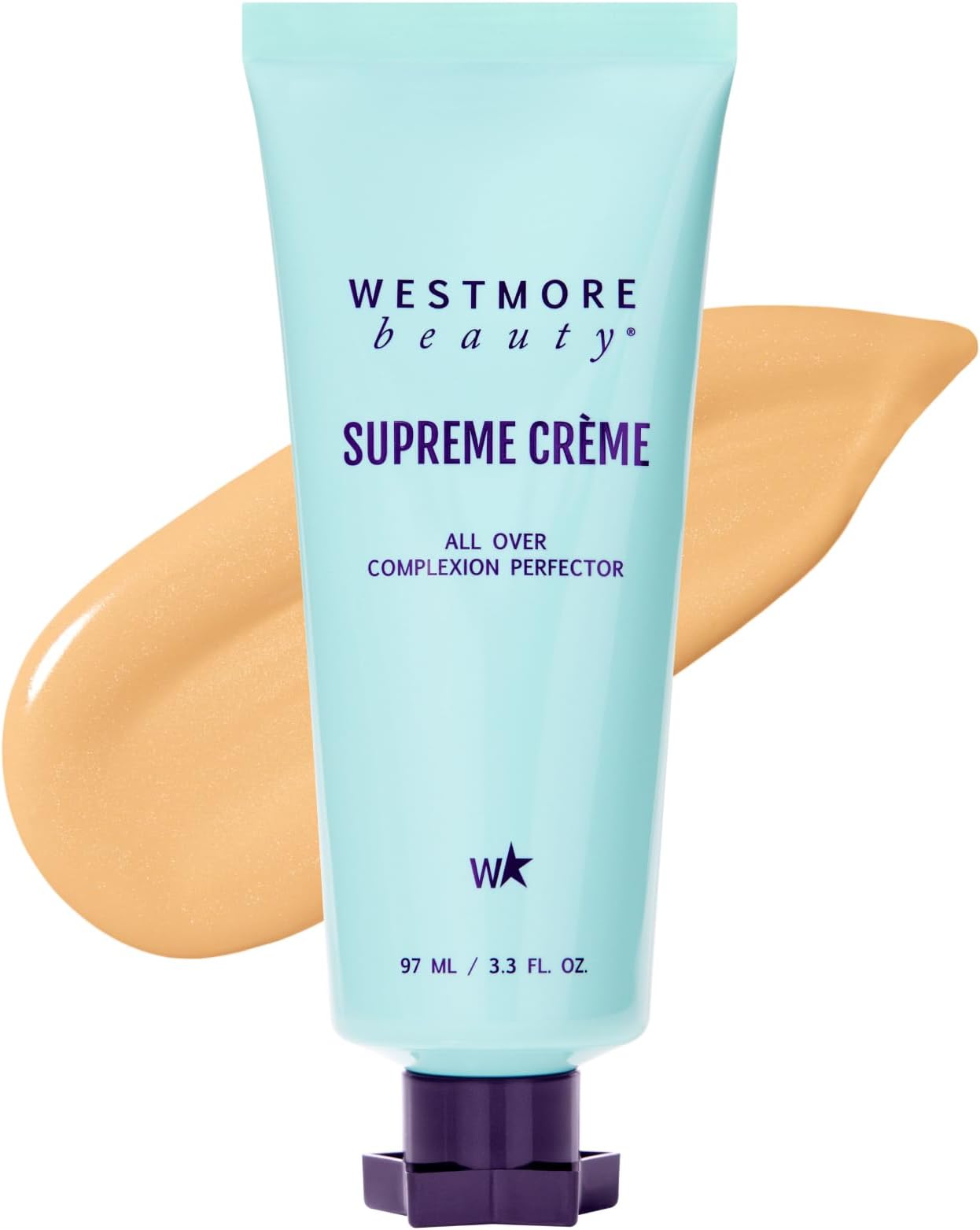 Supreme Creme All-Over Complexion Perfector – Long-Lasting CC Cream Foundation - Waterproof & Transfer-Resistant Skin Tint - 3.3 Oz (Light)