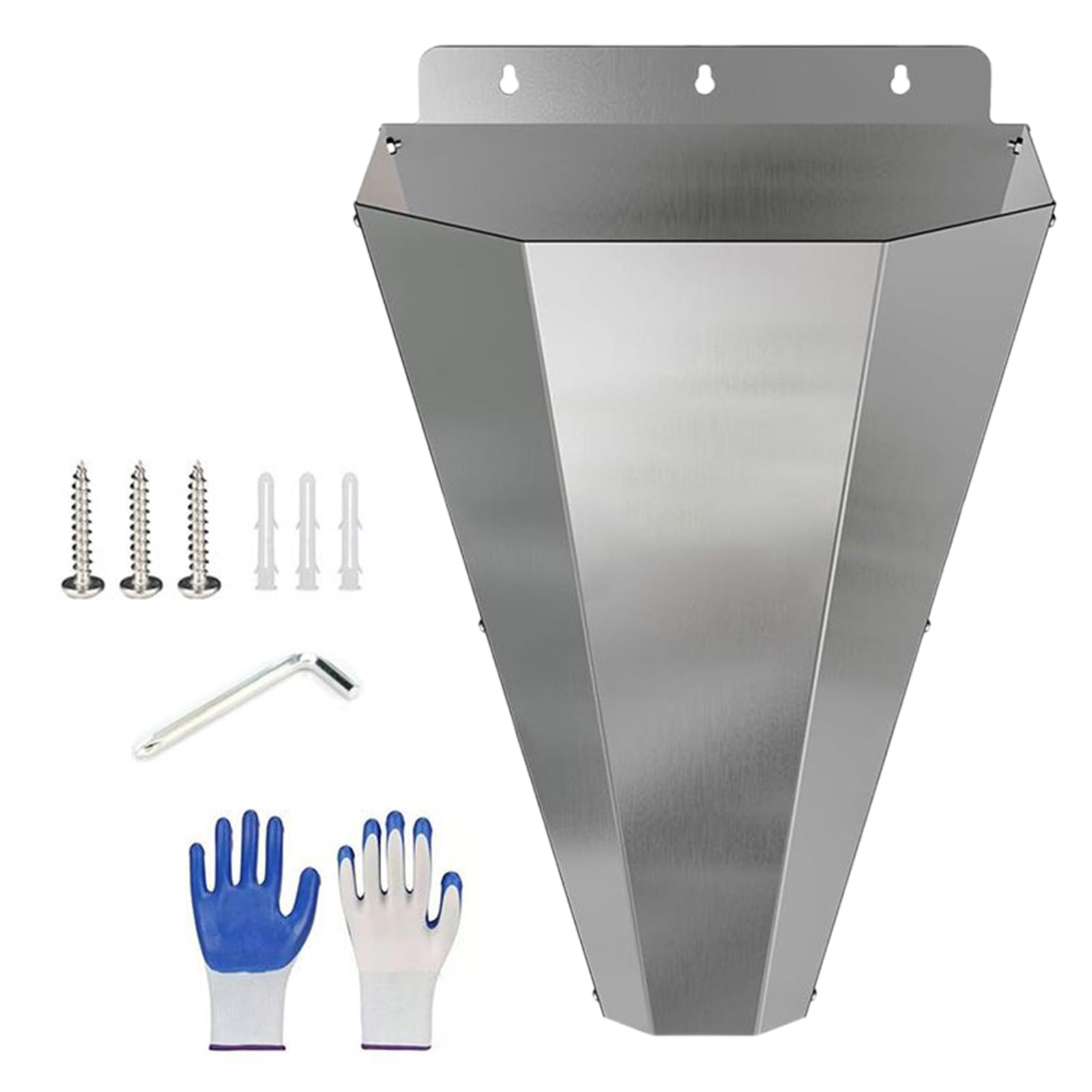 Cono de pollo de acero para un sacrificio limpio y manejo seguro con guantes