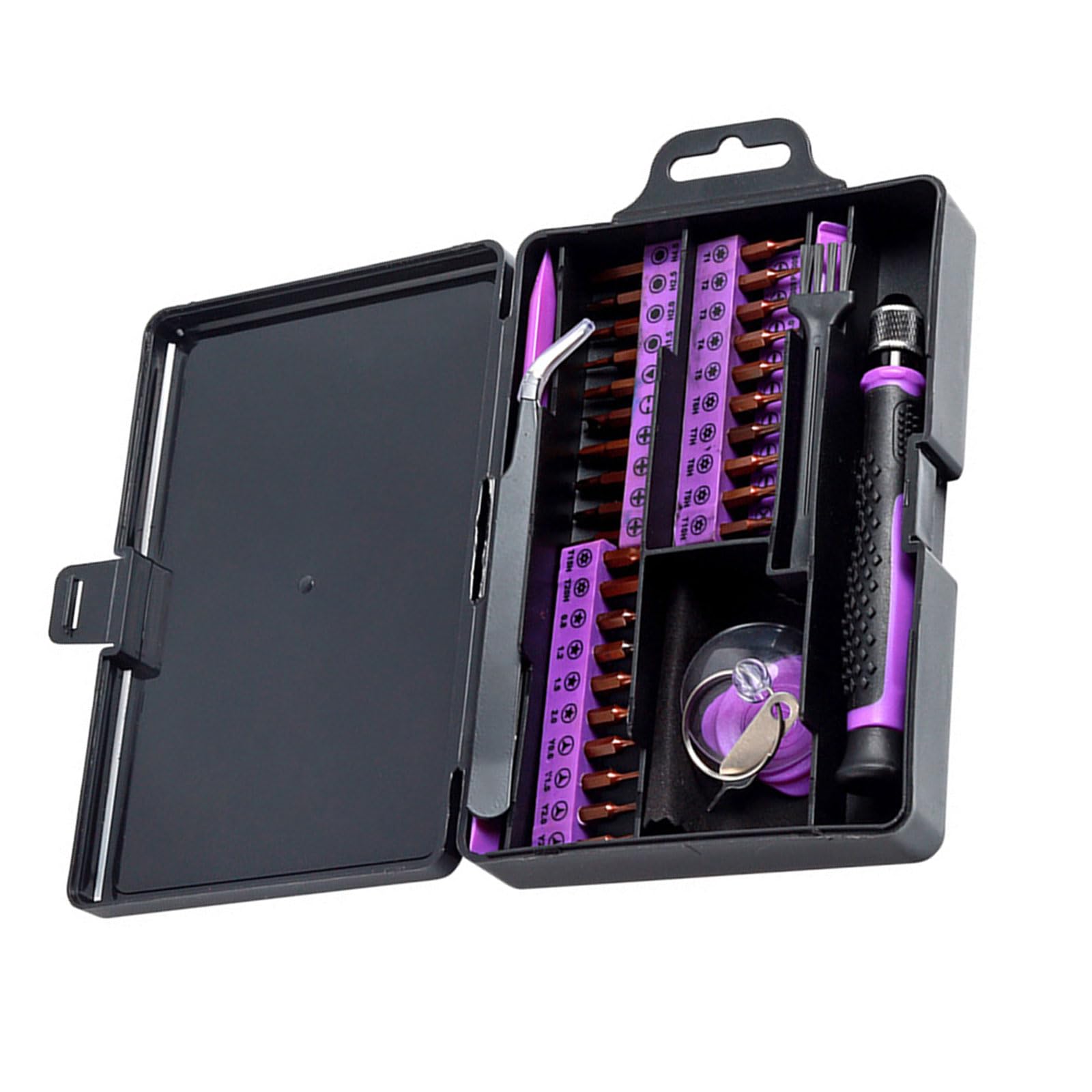 Woedpez Purple Functional S2tool Steel Screwdriver Set Accuracy Screwdriver Set For Electronics Computers Glasses And More Eyeglass