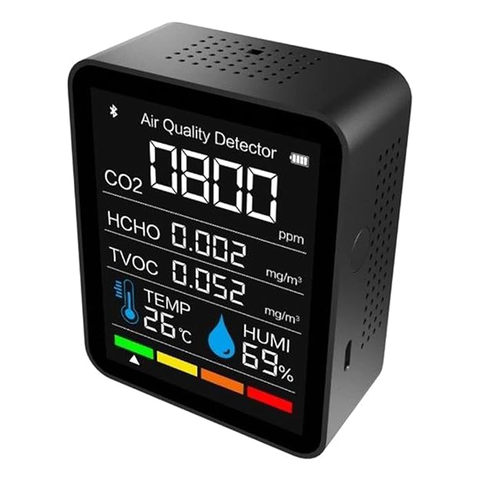Buy Awesomeonei Air Quality Monitor Carbon Dioxide Meter Temperature