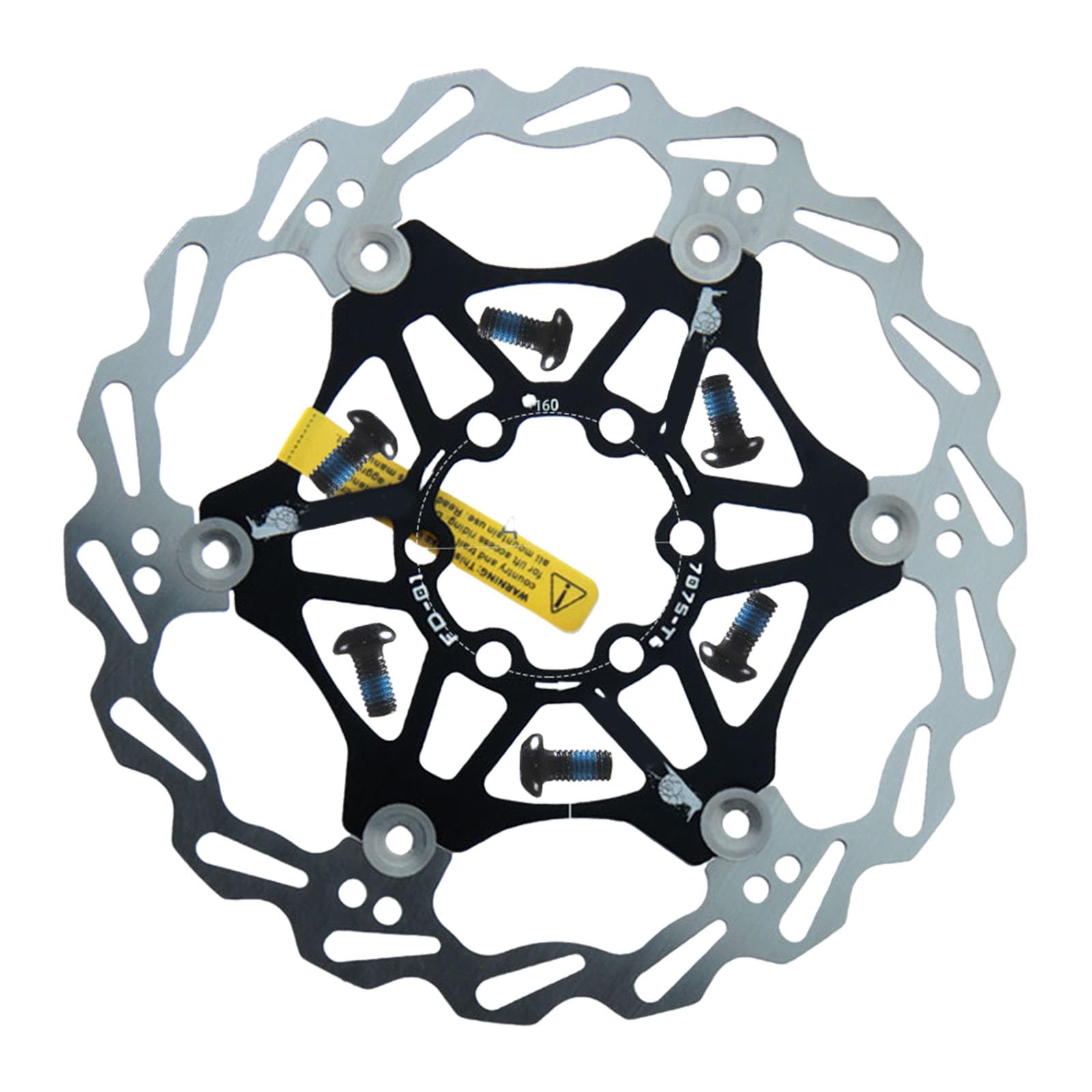 CAZSTYK Weight Heat Dissipation Bike Brake Disc Road Hydraulic Brakes Rotor for Enhancing Braking Efficiency Durability Floating Disc Brake Rotor