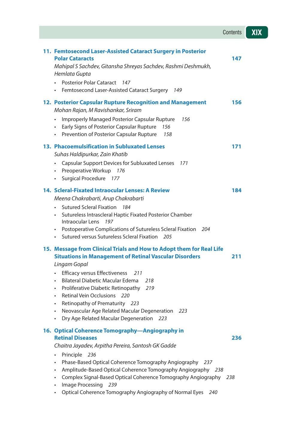 Recent Advances in Ophthalmology (Vol. 14) 2