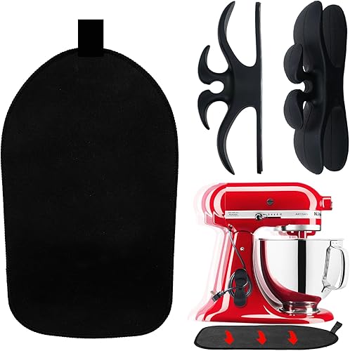 Tapete deslizante para batidora de pie Kitchenaid con organizadores de cable flexible para electrodomésticos KitchenAid de 4 a 5 cuartos de galón disponible en Yaxa Colombia