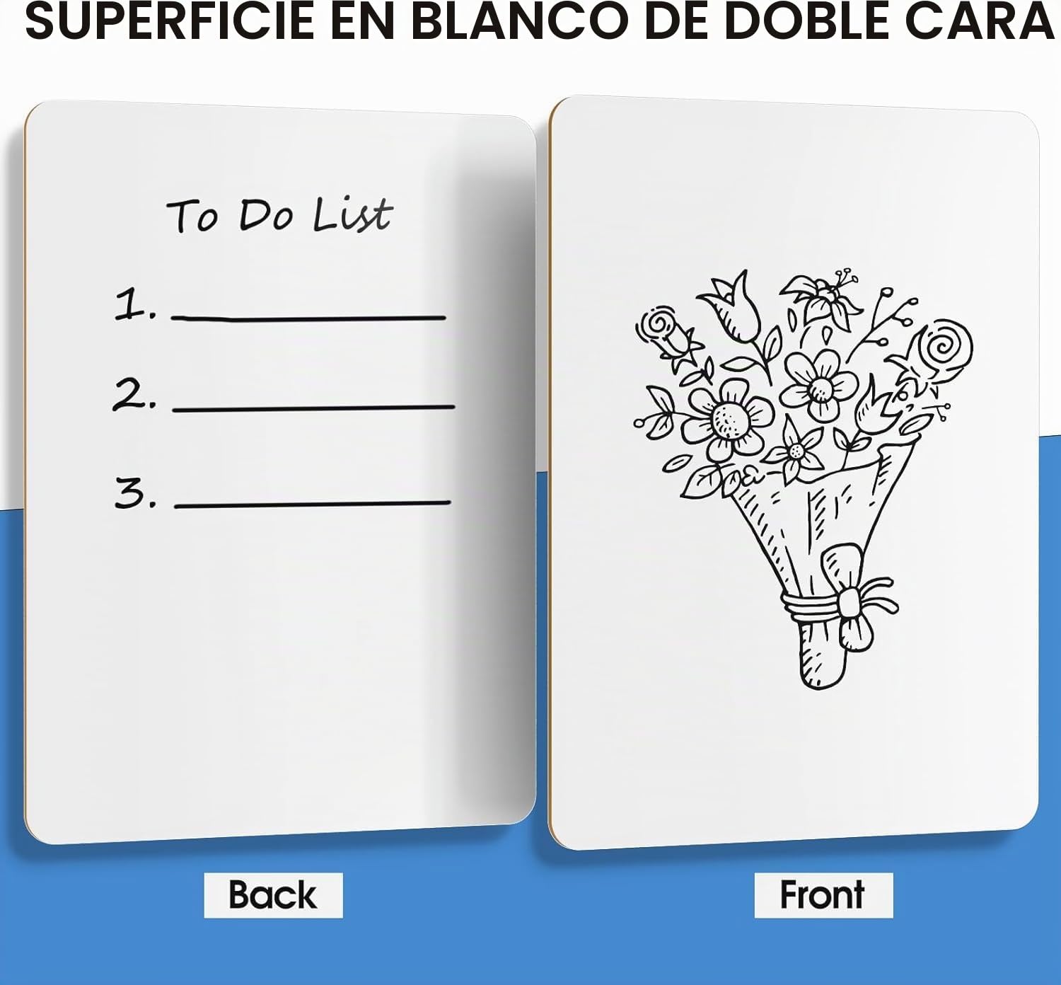 KAHEIGN 4 Piezas Pizarras Blancas Pequeñas de Borrado en Seco, 21CM x 30CM Mini Pizarra Portátil de Doble Cara con 4 Bolígrafos y 4 Borradores - para Estudiante Maestro Aula Hogar Oficina Suministros