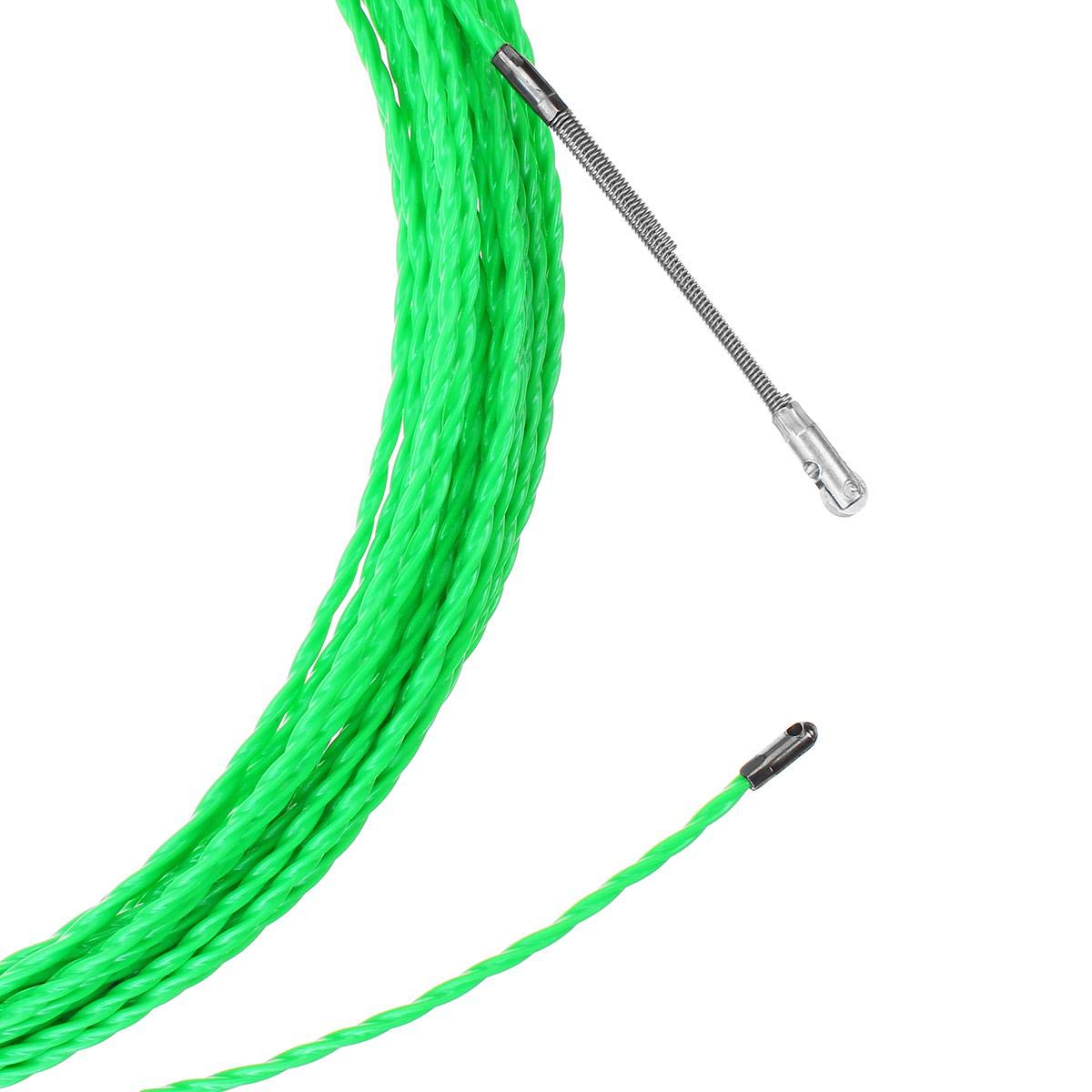 Extractor de cables de cinta pasacables, Cable de fibra vidrio 4 mm, extractor cable eléctrico con cinta extracción peces, pasacables for conductos extractores(25m)