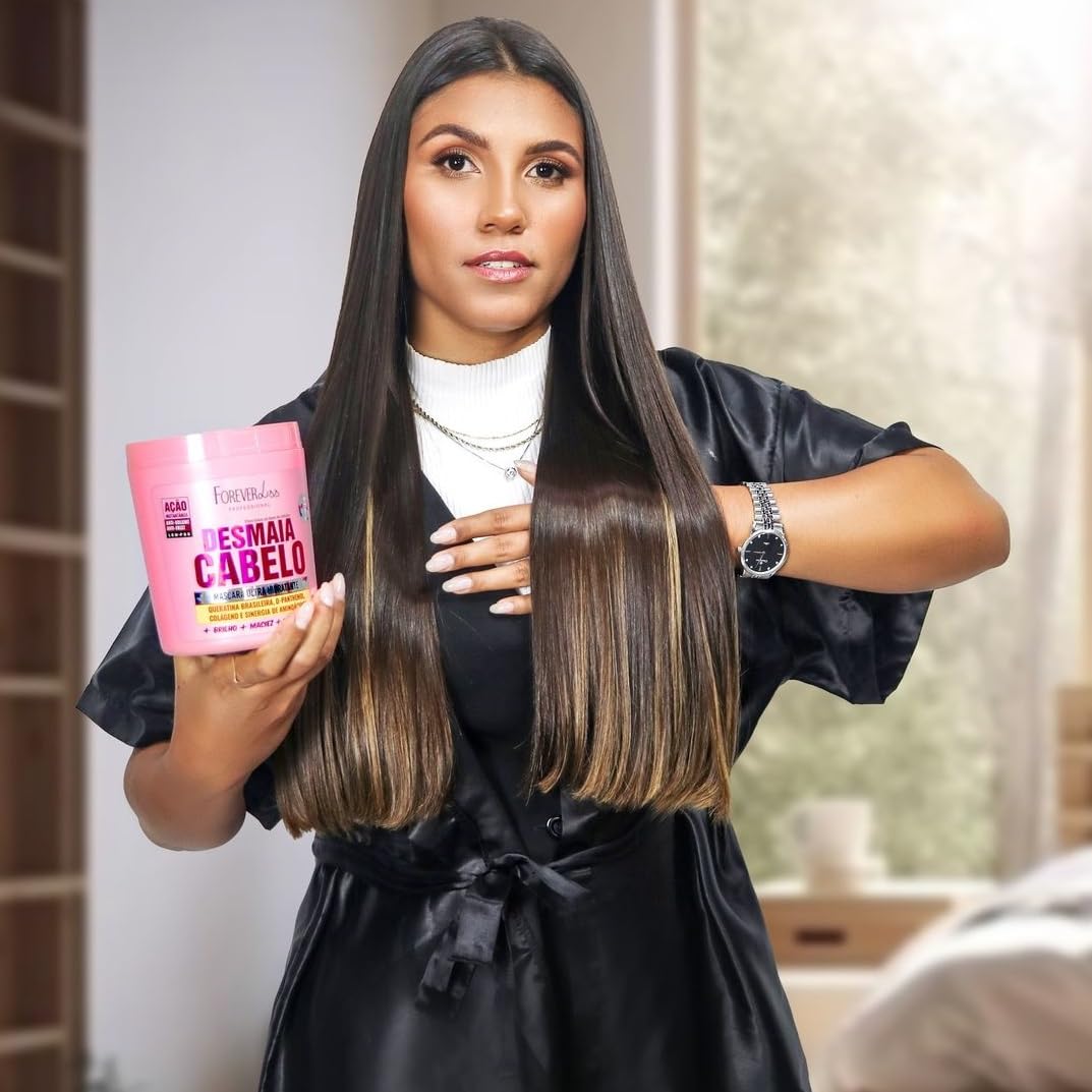 Forever Liss Desmaia Cabelo Ultra Idratante Maschera per Capelli 950g